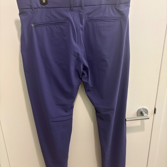Men’s Greyson Purple Golf Pants - Picture 2 of 3